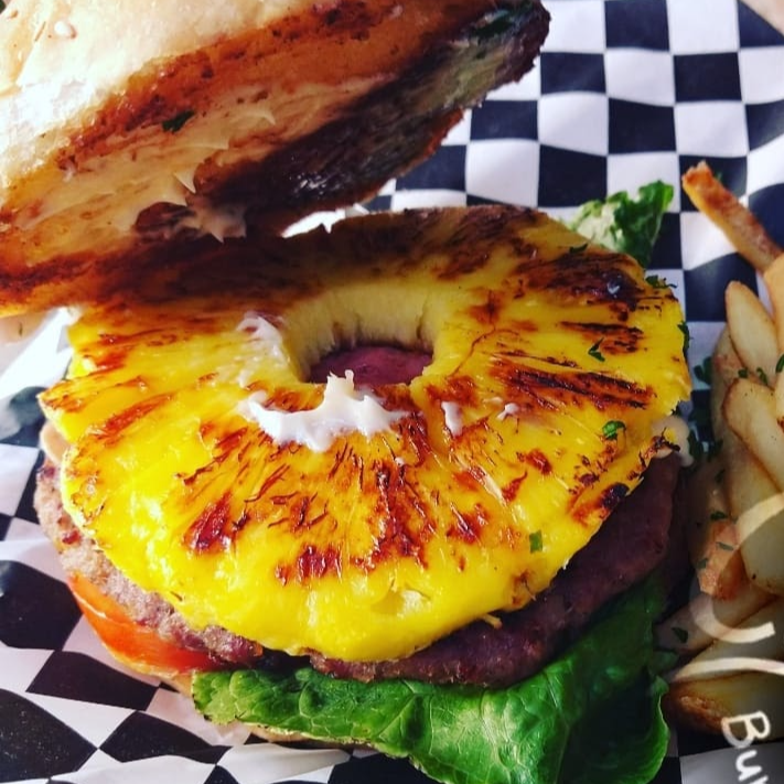 Hamburguesa Hawaiana