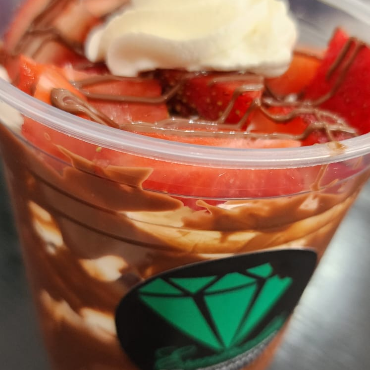 Fresas con Crema Grande + NUTELLA
