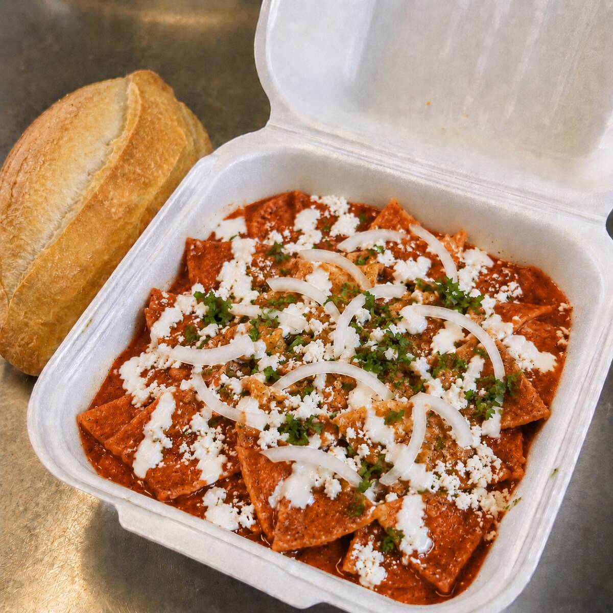 Chilaquiles de Maceta Chica Sencillos