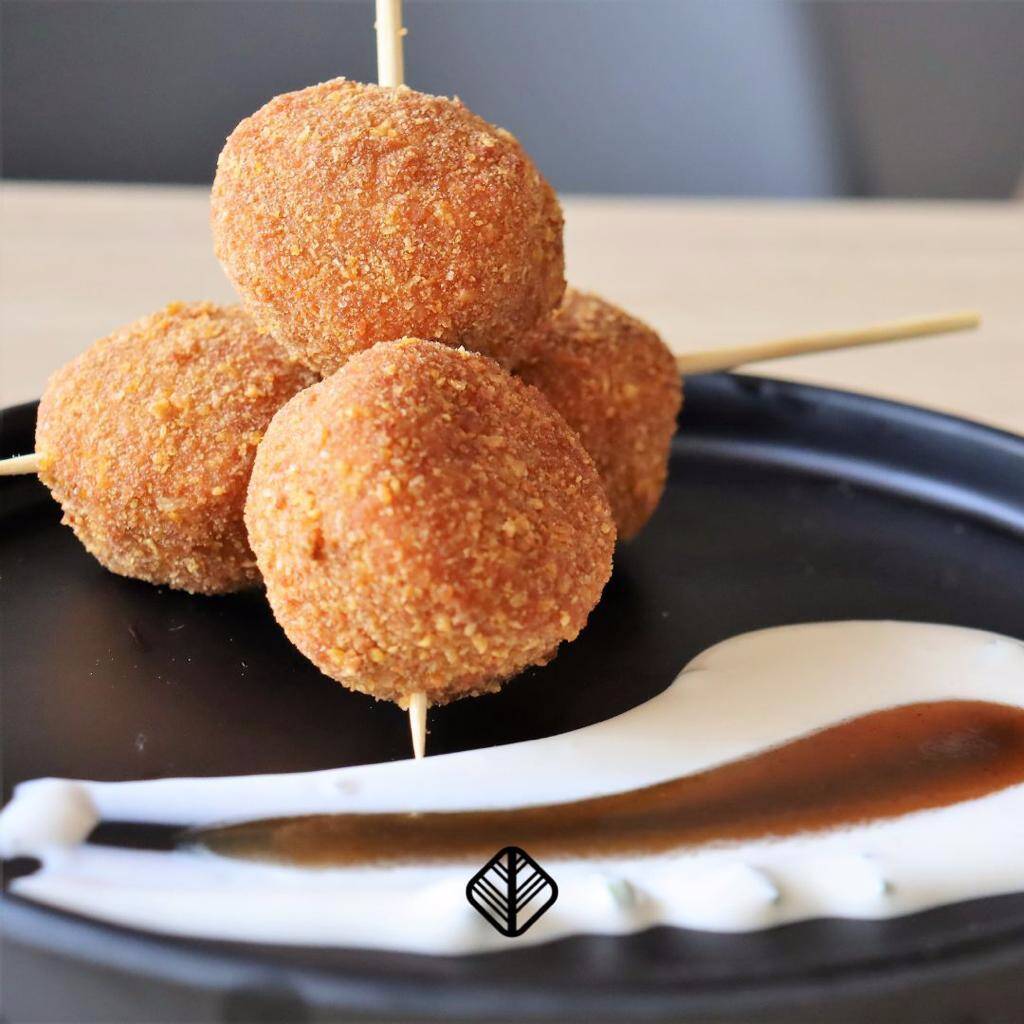 Kushiages de Platano con Filadelfia
