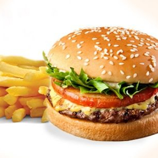 HAMBURGUESA SENCILLA MAS PAPAS