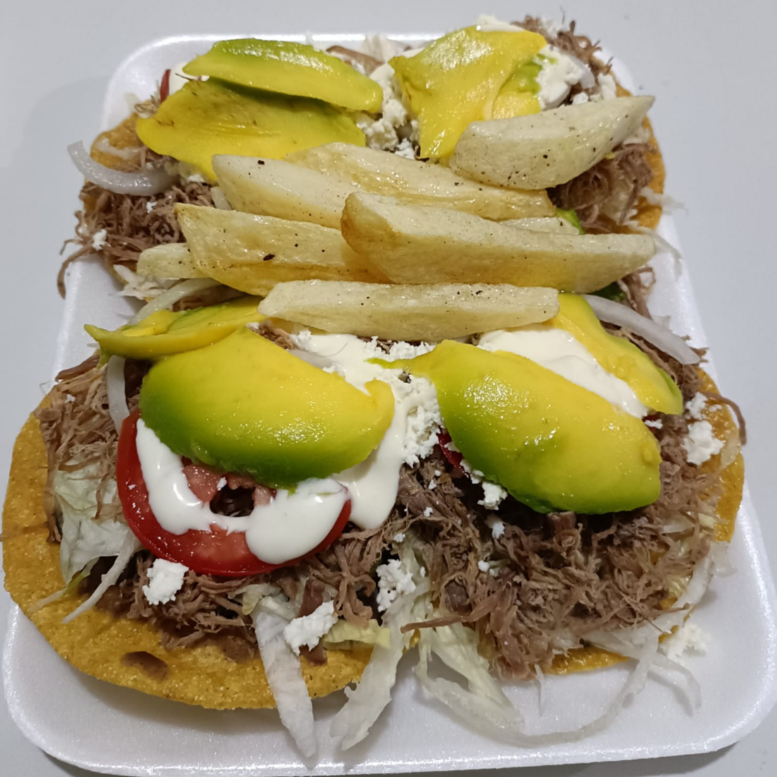 Tostadas de Pure de Papa