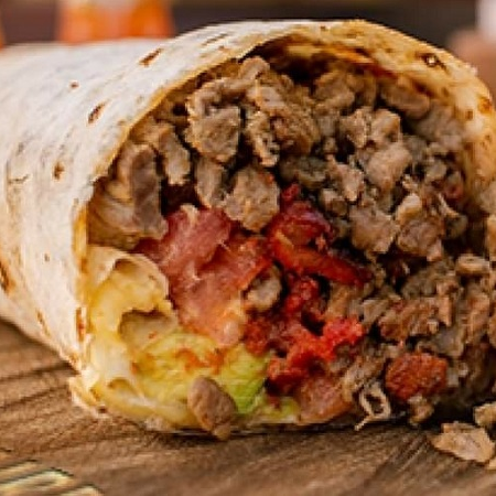 Burrito de Bistec con Longaniza