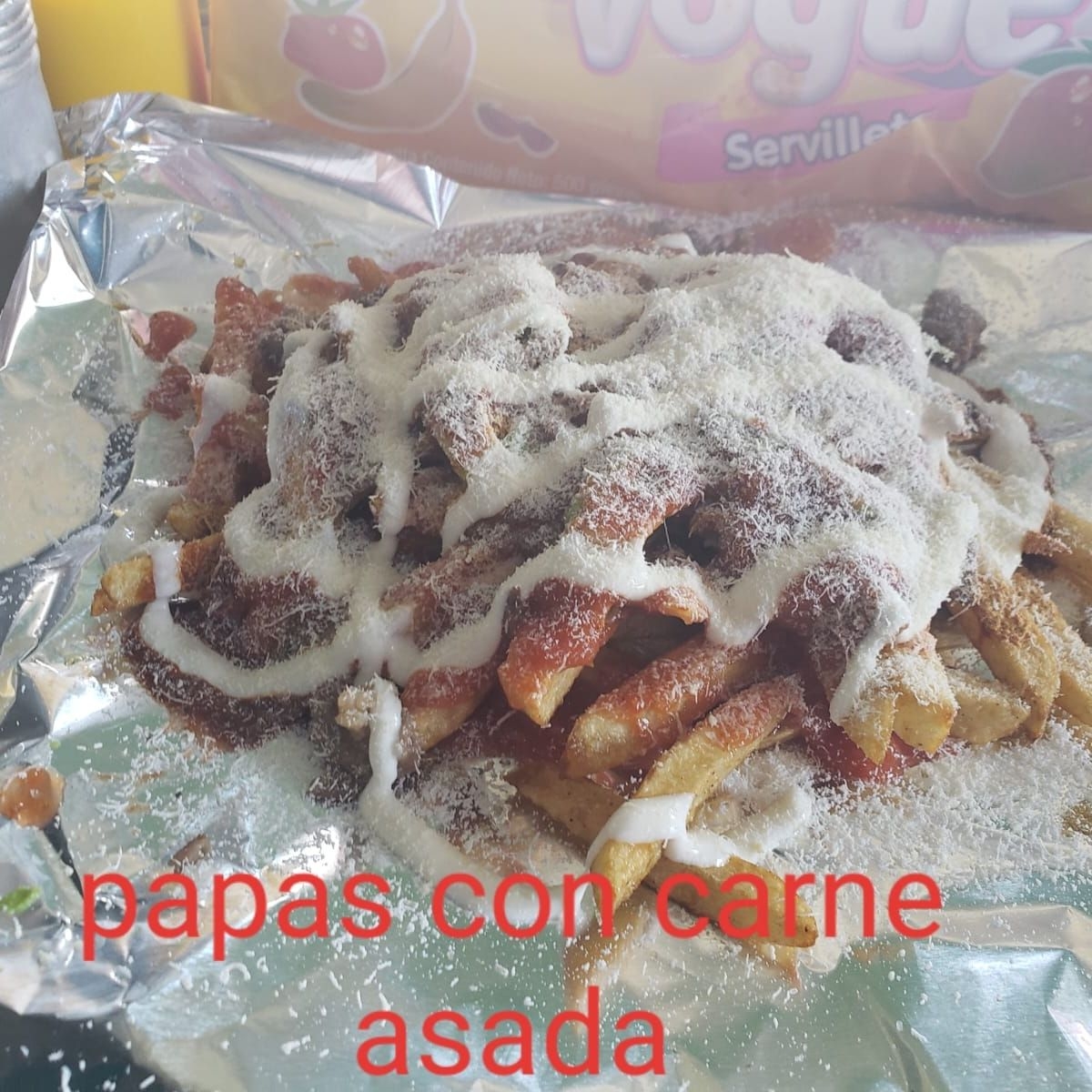 Papa de Carne Deshebrada