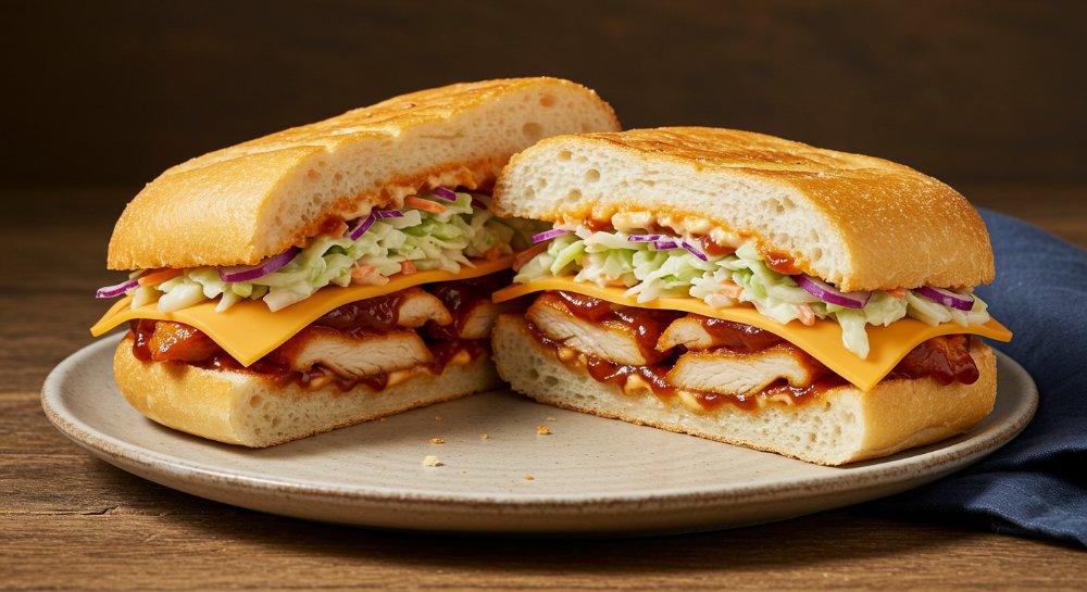 Sandwich de Pollo Cremoso BBQ