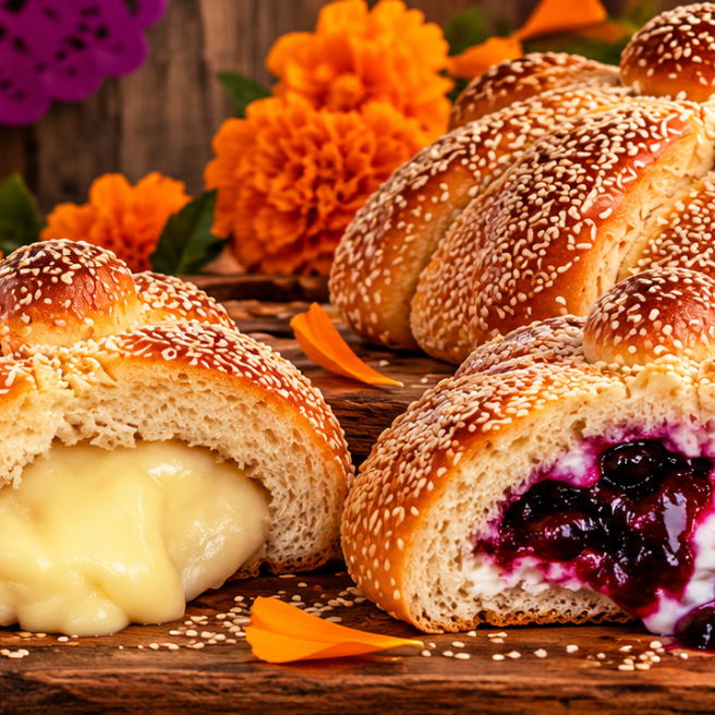 Pan de Muerto Relleno