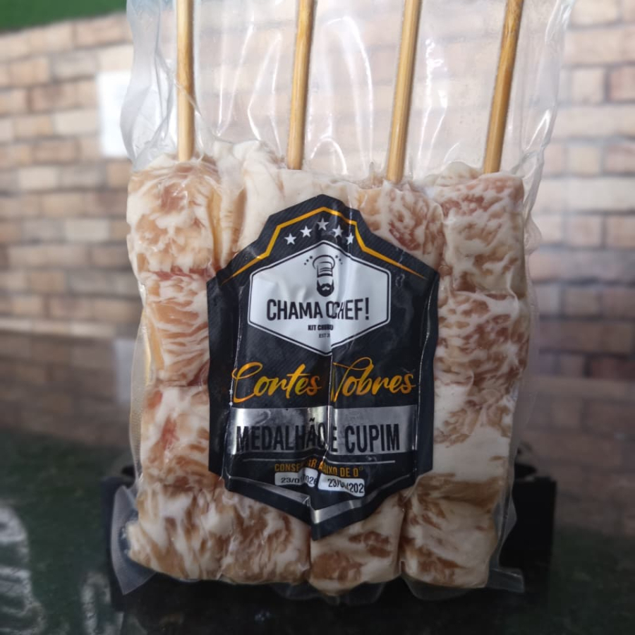 Medalhão Cupim - 4 Espetos - Congelado