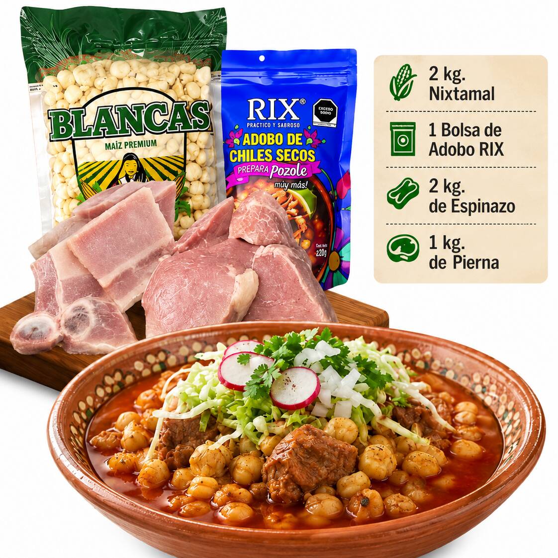 Paquete Pozolero