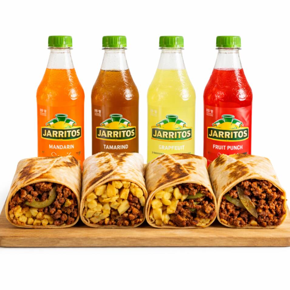 El 4x4 ( 4 Burros Campechanos + 4 Refrescos)