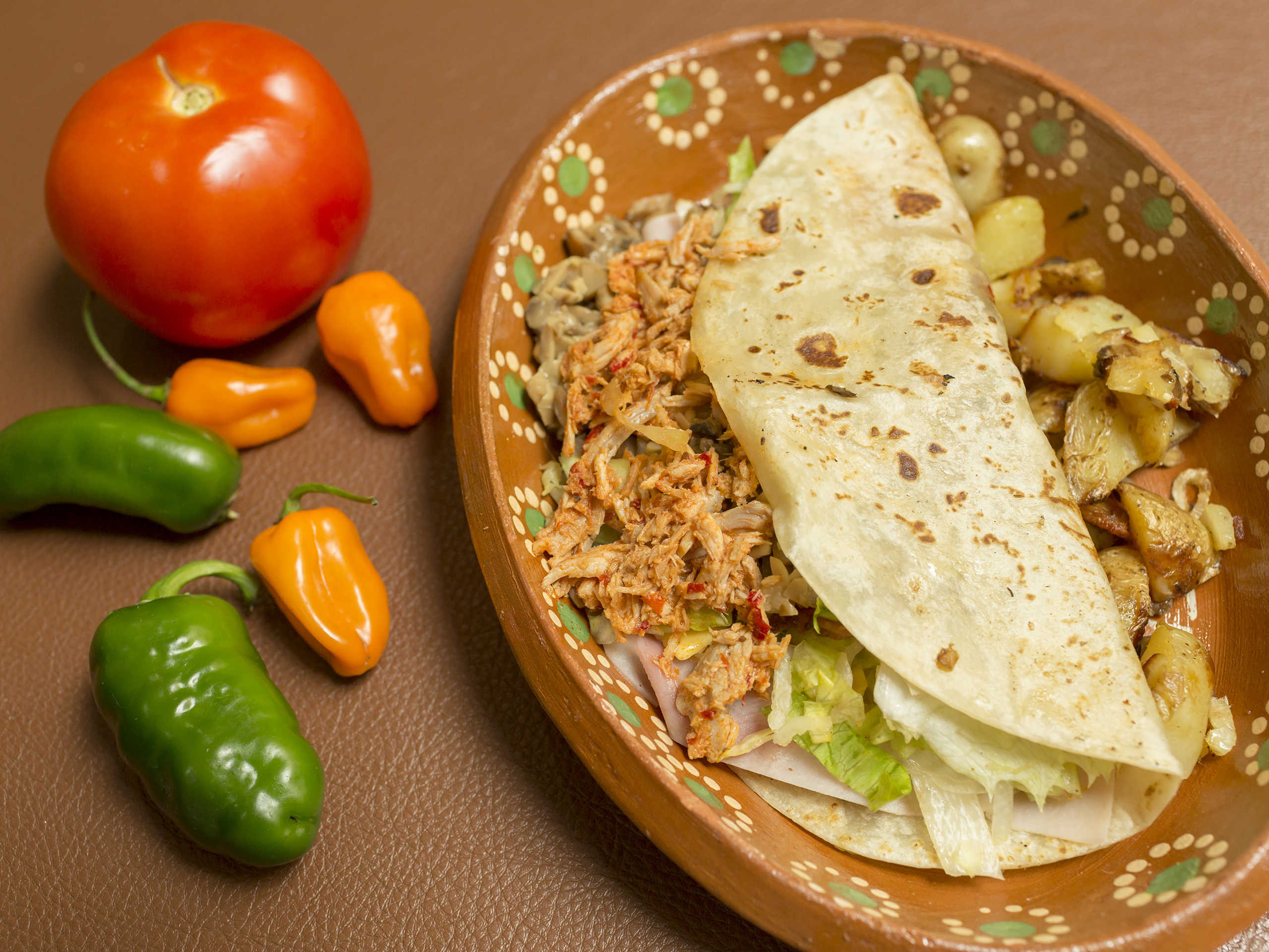 Quesadilla Sencilla con jamòn.