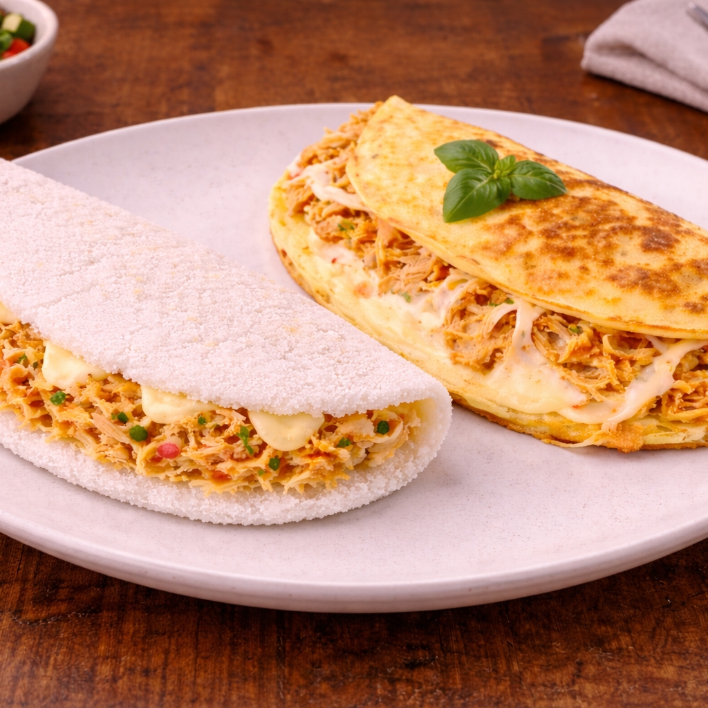Cremosidade em dobro no seu pedido! Leve a nossa tapioca clássica + a crepioca levinha.