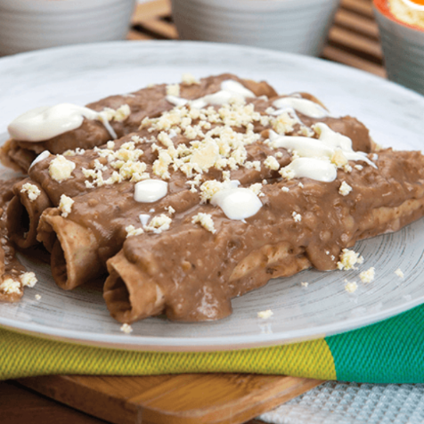 Enfrijoladas