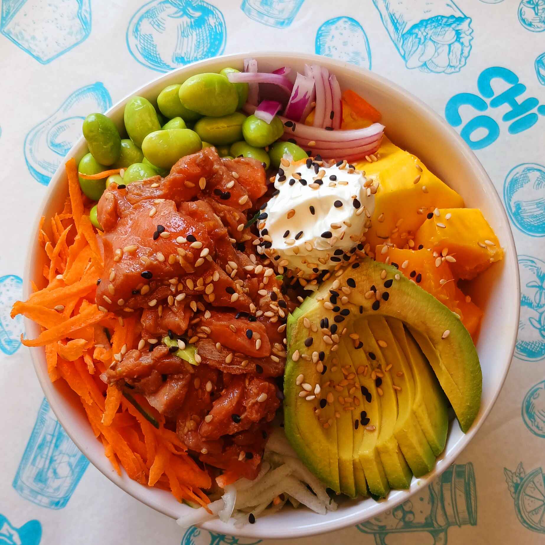 SALMON POKE BOLW