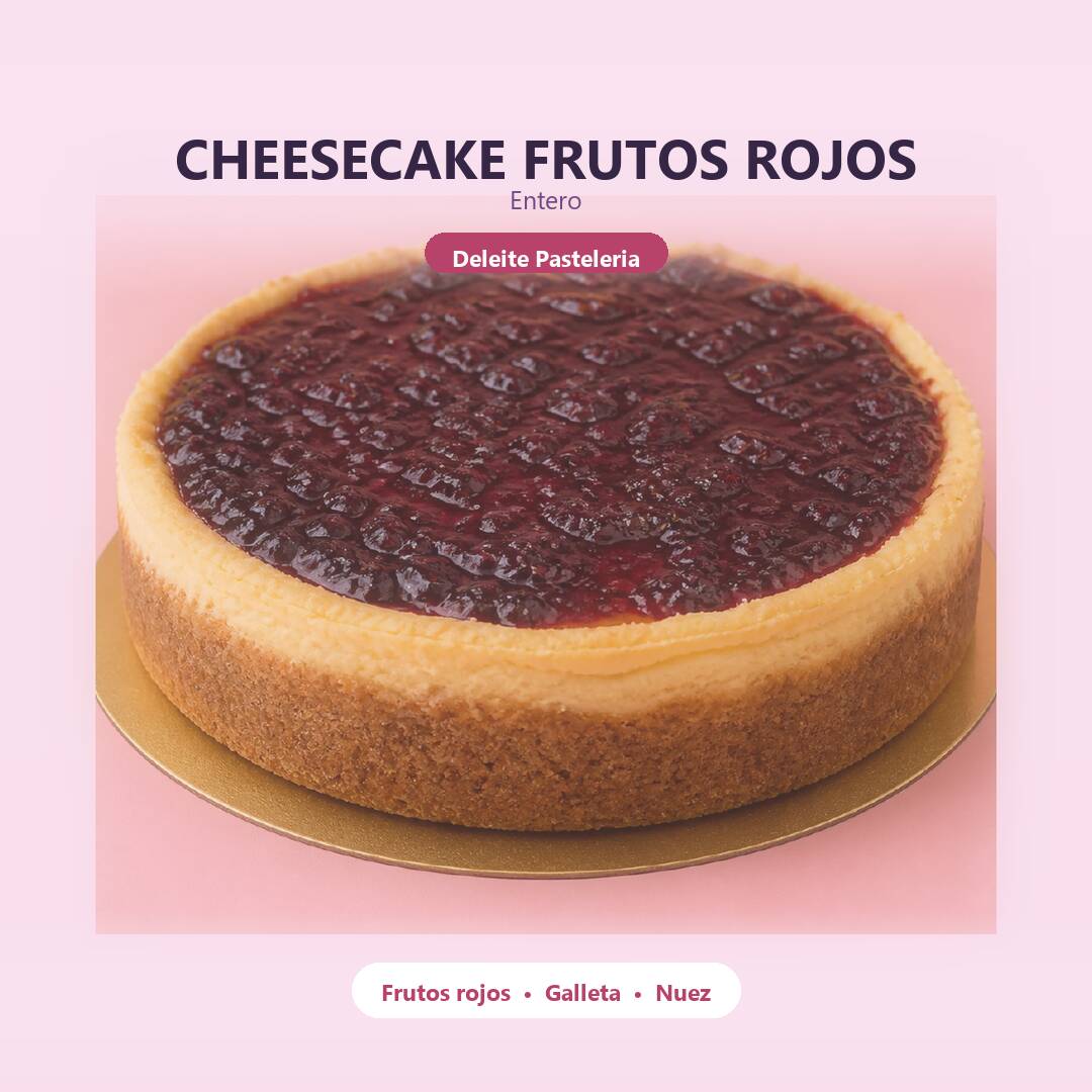 Cheesecake de Frutos Rojos