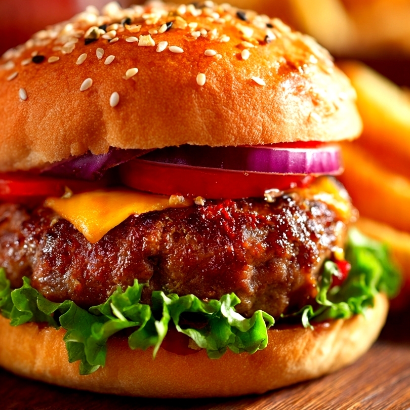 Hamburguesa Sencilla De Res