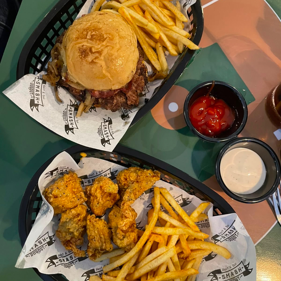 Smash Burger + 6 Boneless