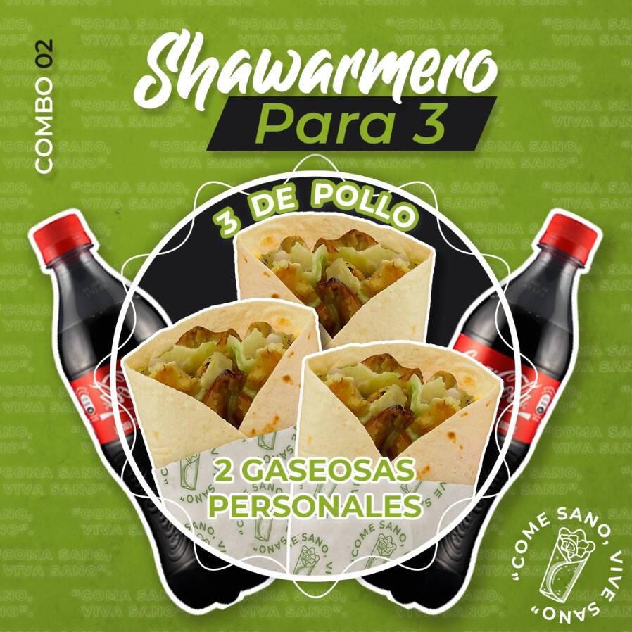 Combo Shawarma para Tres