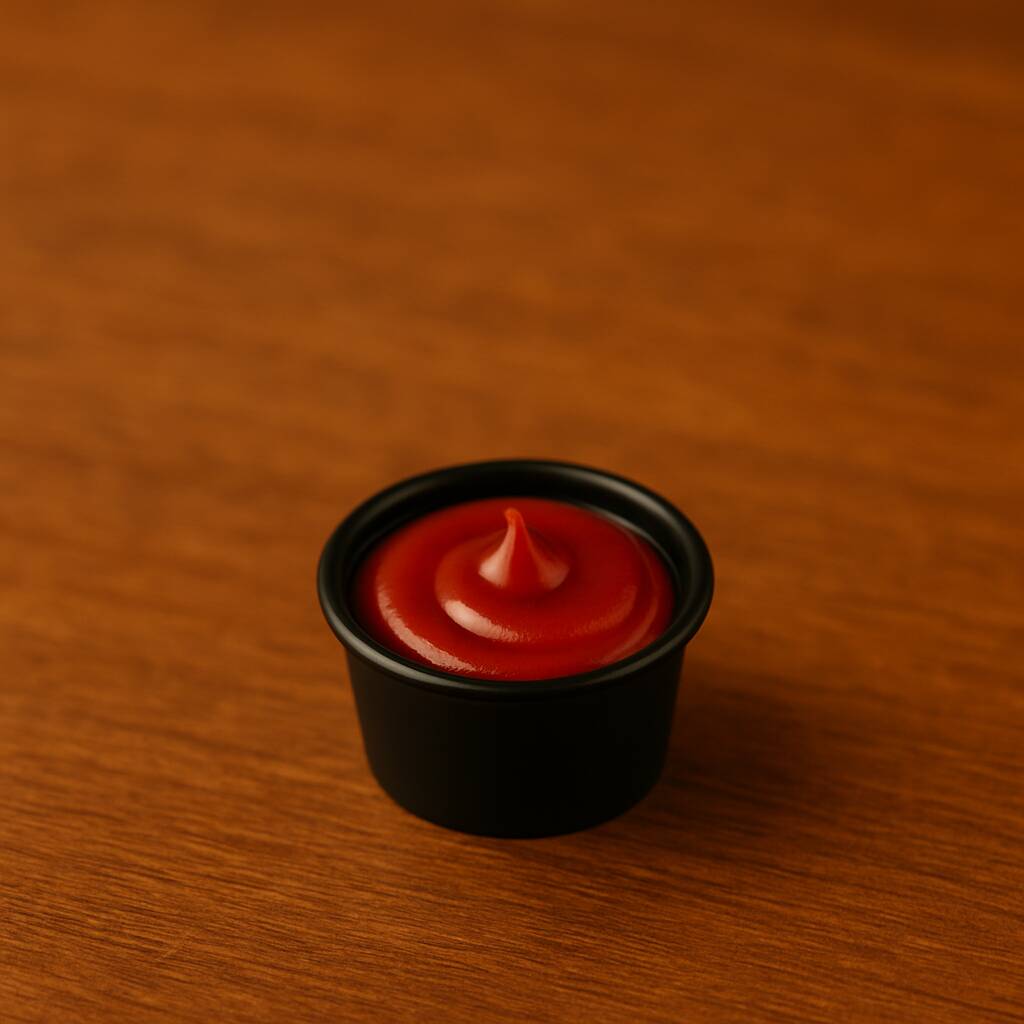 Vaso con Ketchup
