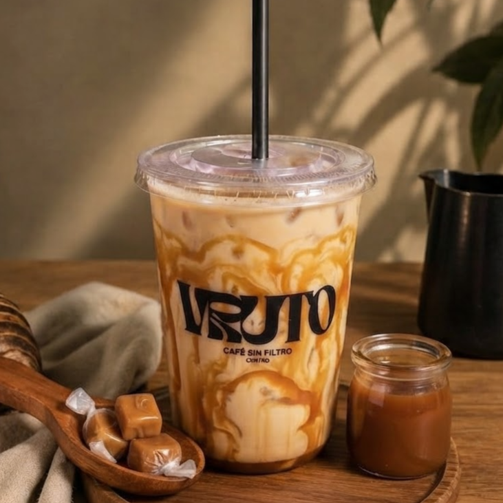 Caramel Latte Helado 16 Oz.