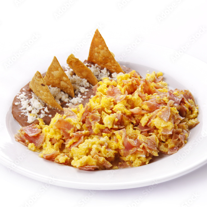 HUEVOS CON JAMON