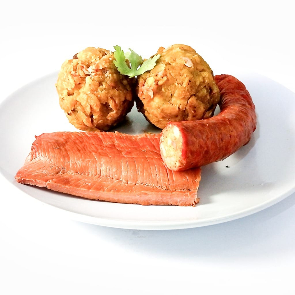 Tacacho Mixto + Bebida de Cocona