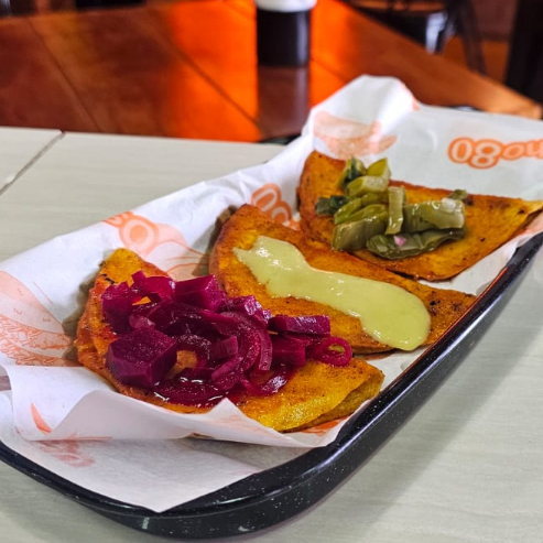 Tacos de canasta chicharrón prensado (4 pzas)