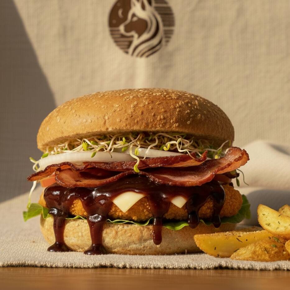 Hamburguesa BBQ de Pollo