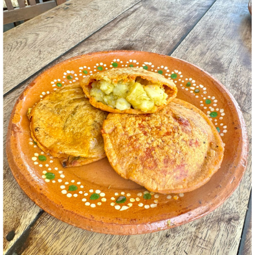 Papas con Chile Verde (Maíz)