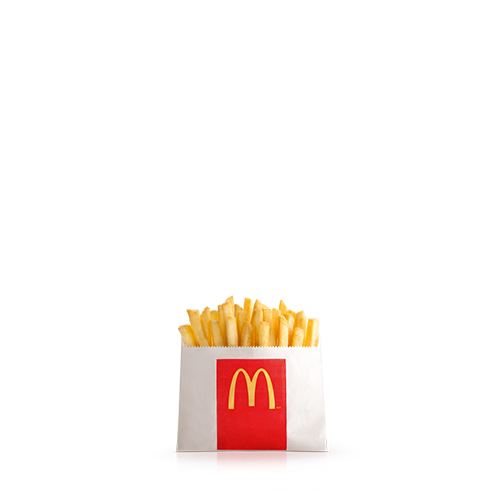 Deliciosas batatas selecionadas, fritas, crocantes por fora, macias por dentro, douradas, irresistíveis, saborosas, famosas, e todos os outros adjetivos positivos que você quiser dar