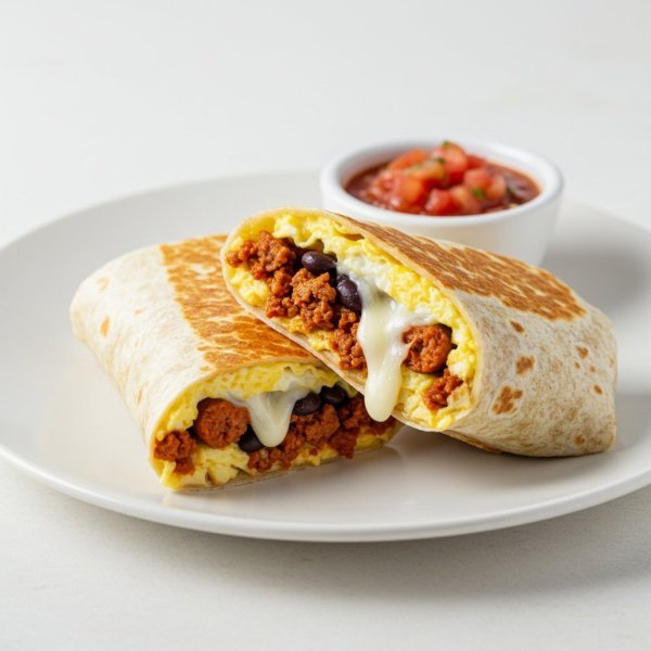Burrito de Huevo y Chorizo