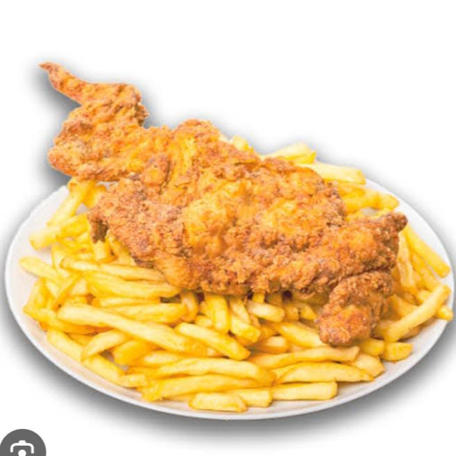 1/4 de pollo Broaster.