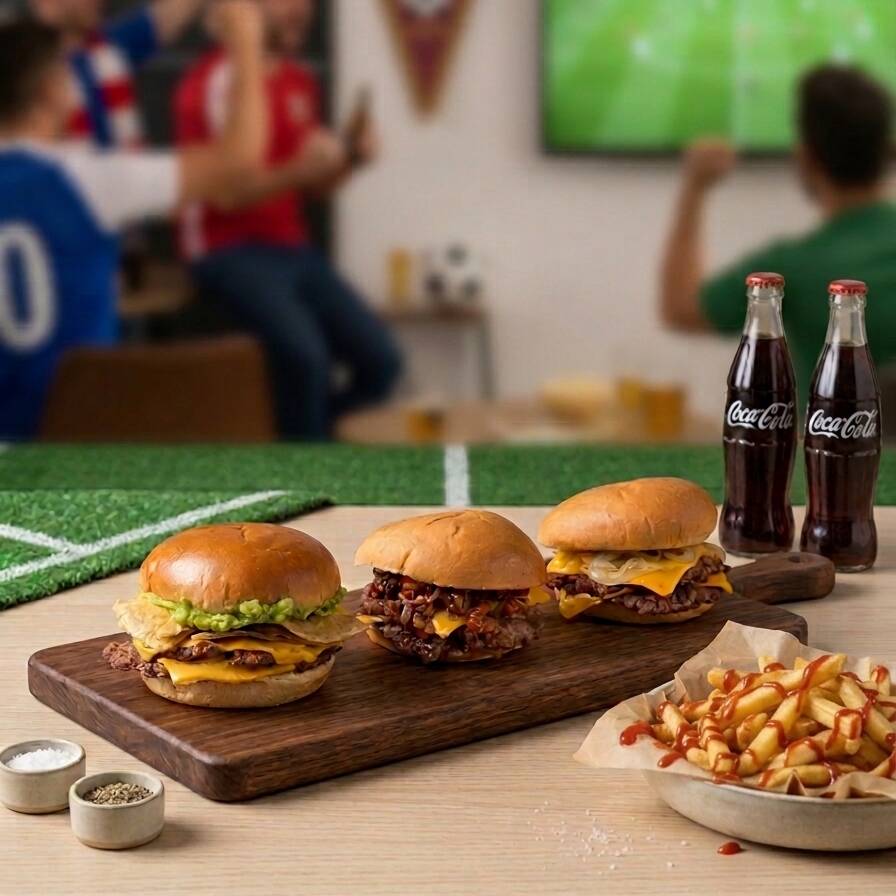 Combo Hamburguesa + Papas + Bebida