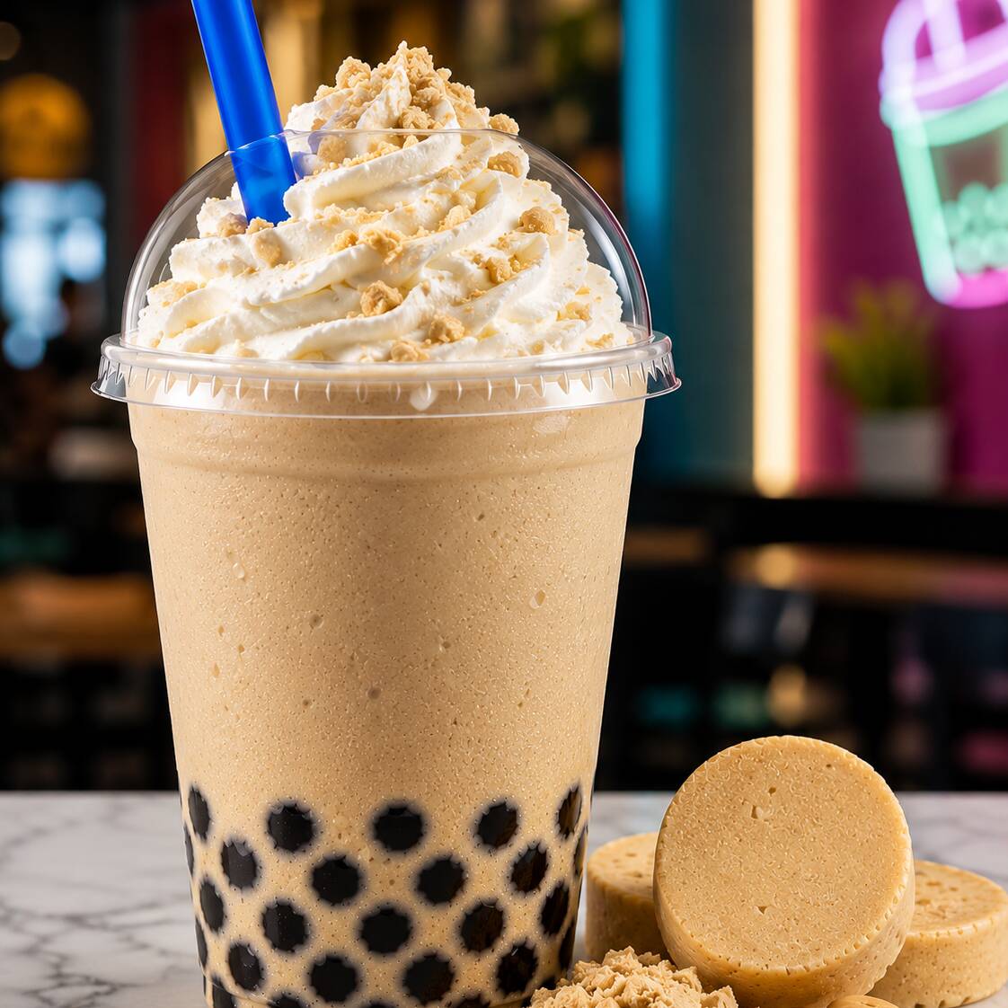 Frappé Mazapán