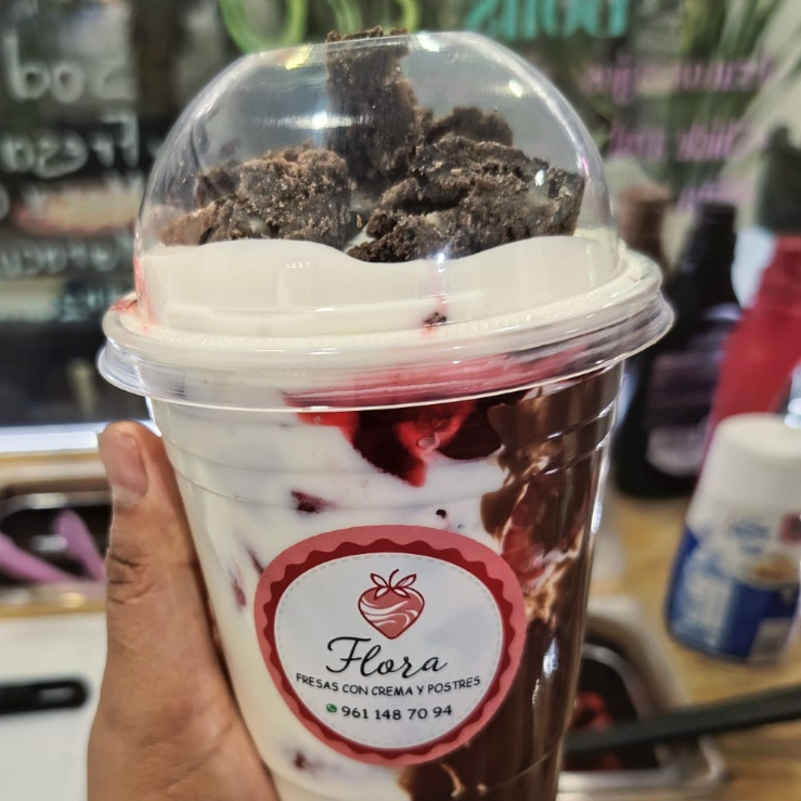Fresas con Crema: Brownie (16 Onzas)