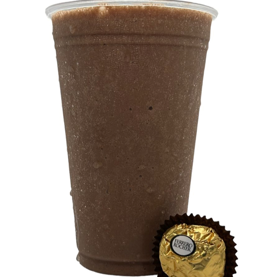 Frappe de chocolate con Ferrero Rocher