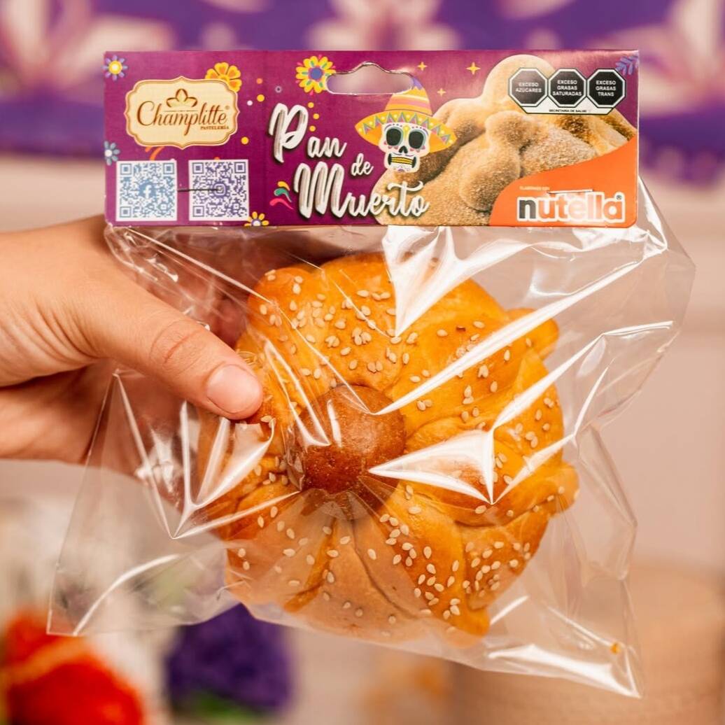 Pan de muerto mini Nutella