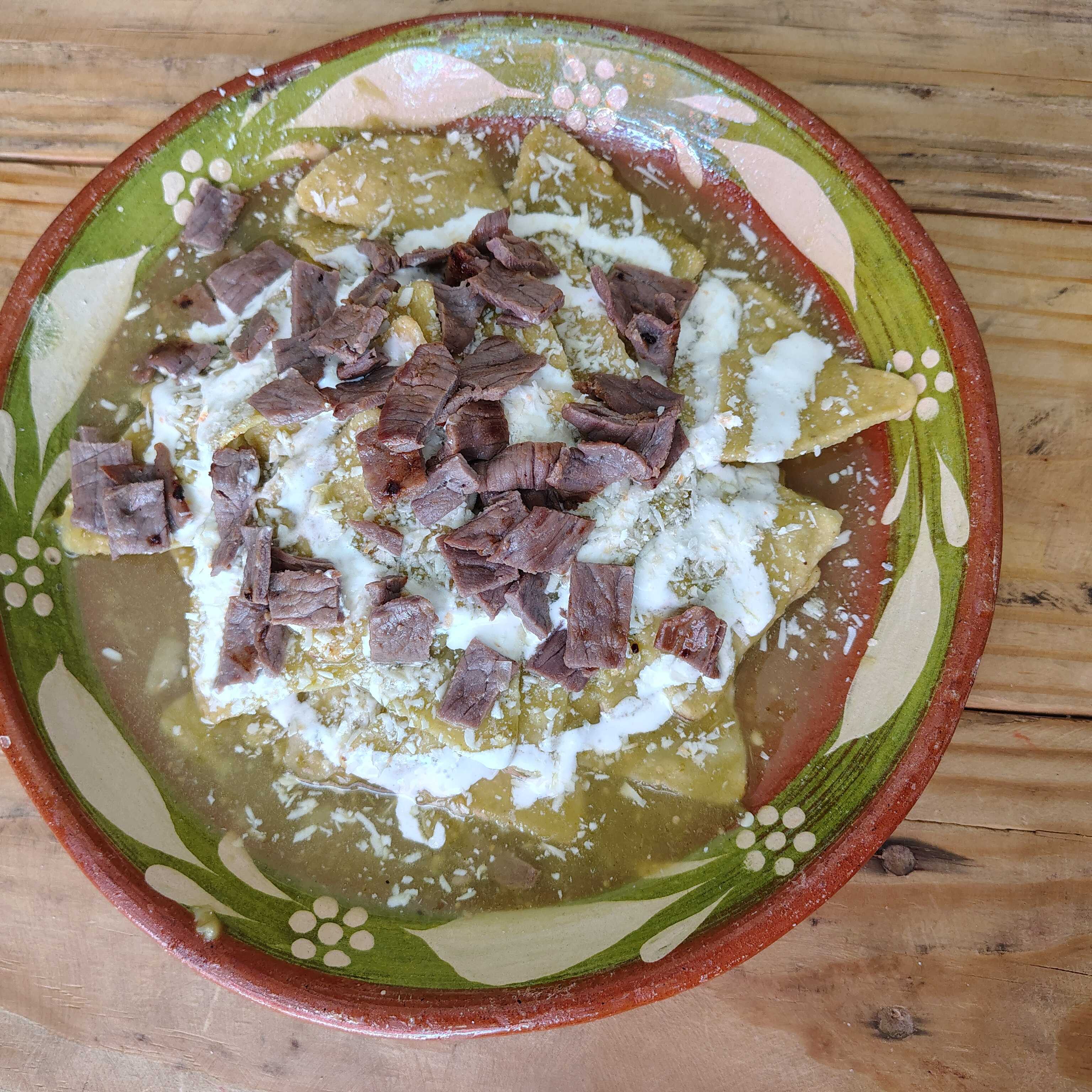 Chilaquiles con Cecina