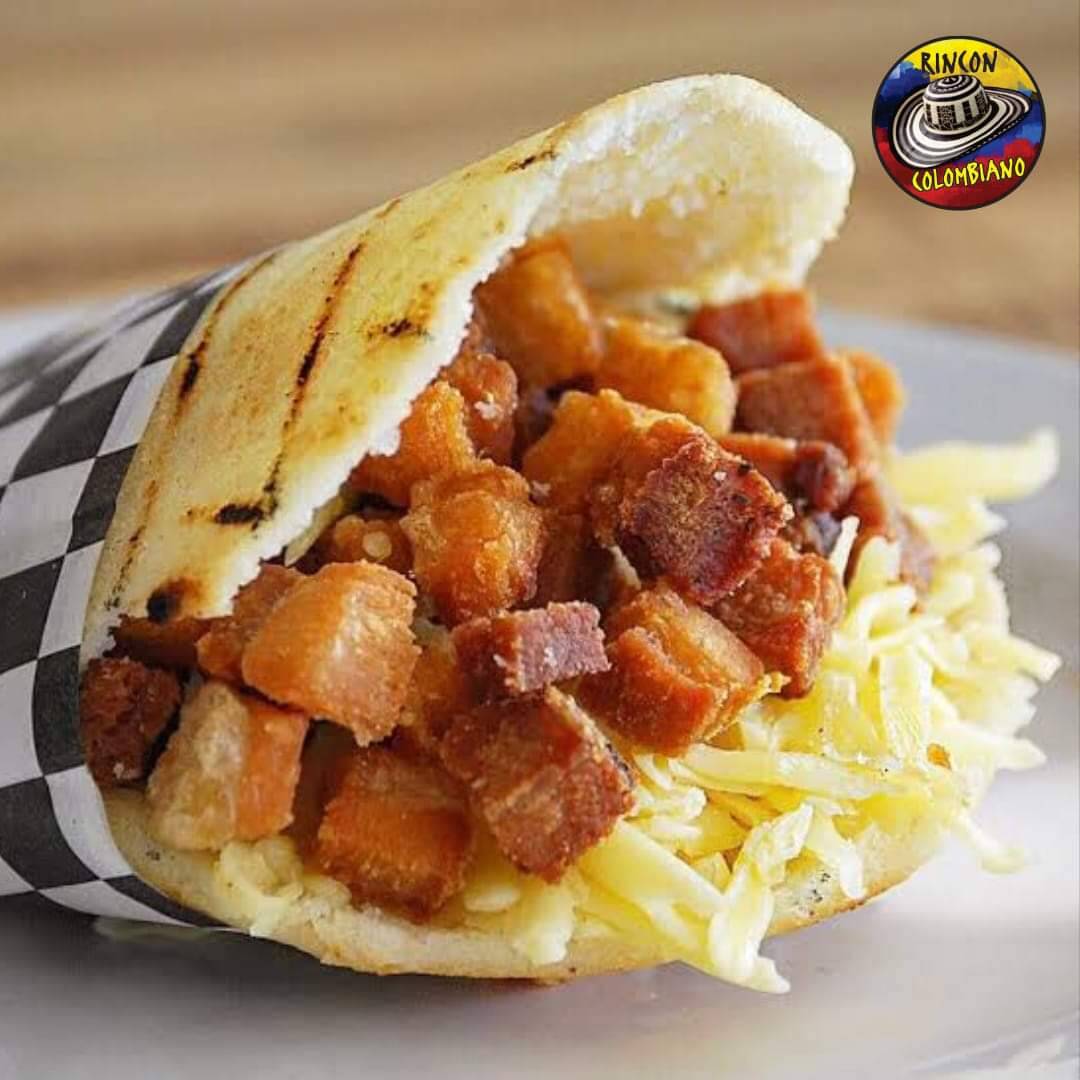 Arepa de chicharrón