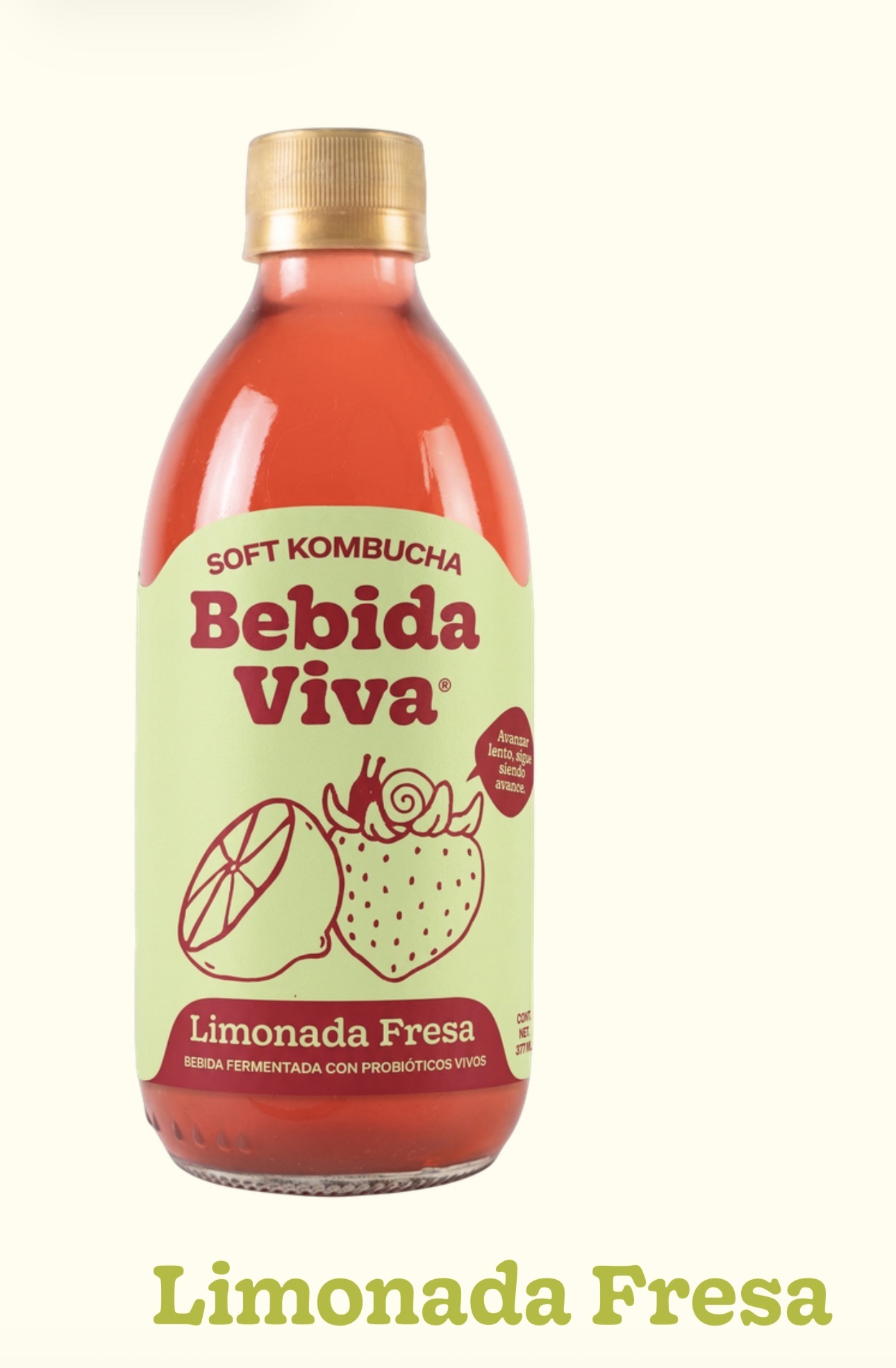 Kombucha Limonada de Fresa
