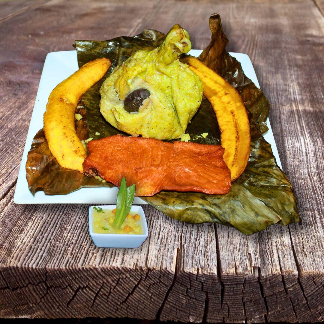 Juane de Pollo con Cecina