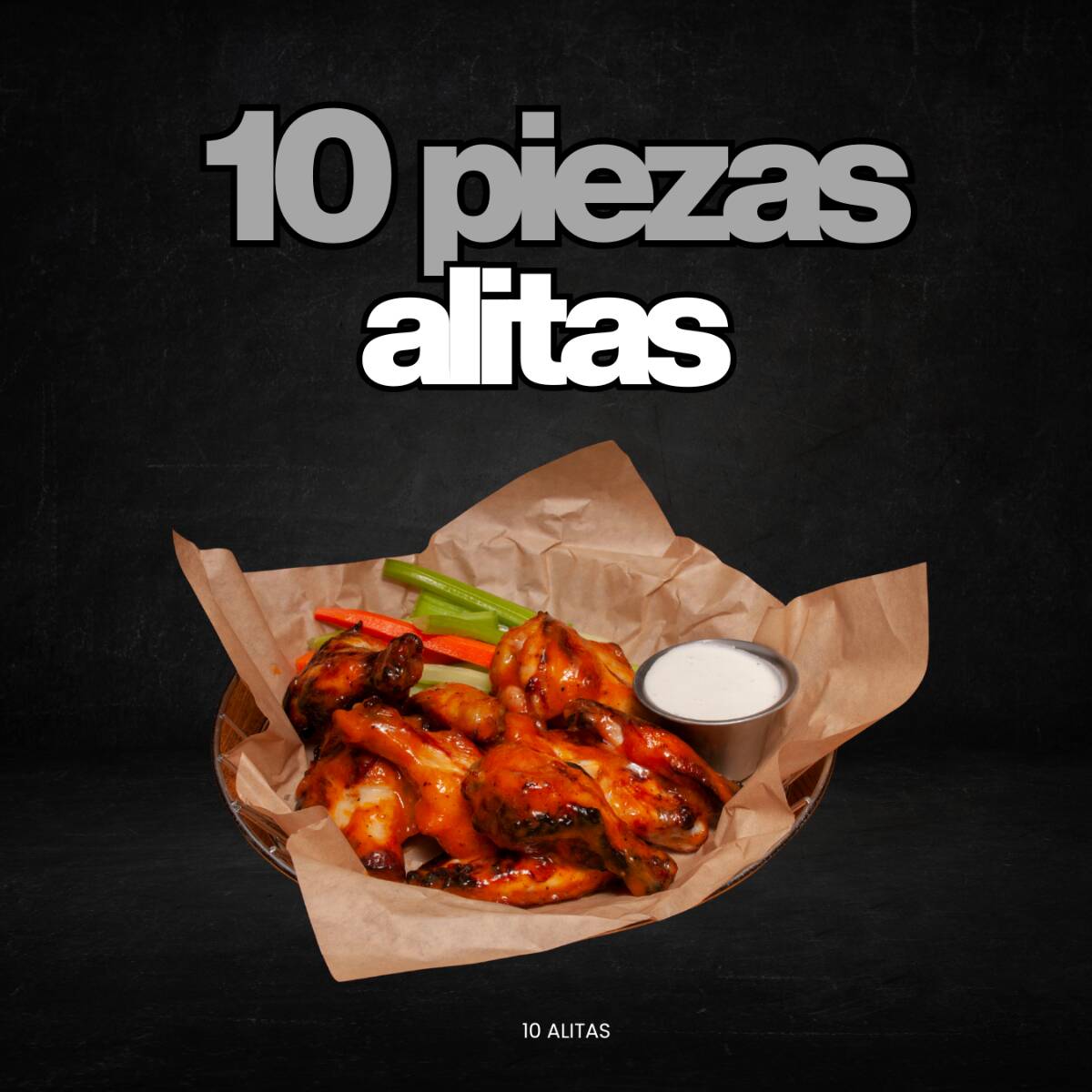 10 PIEZAS DE ALITAS