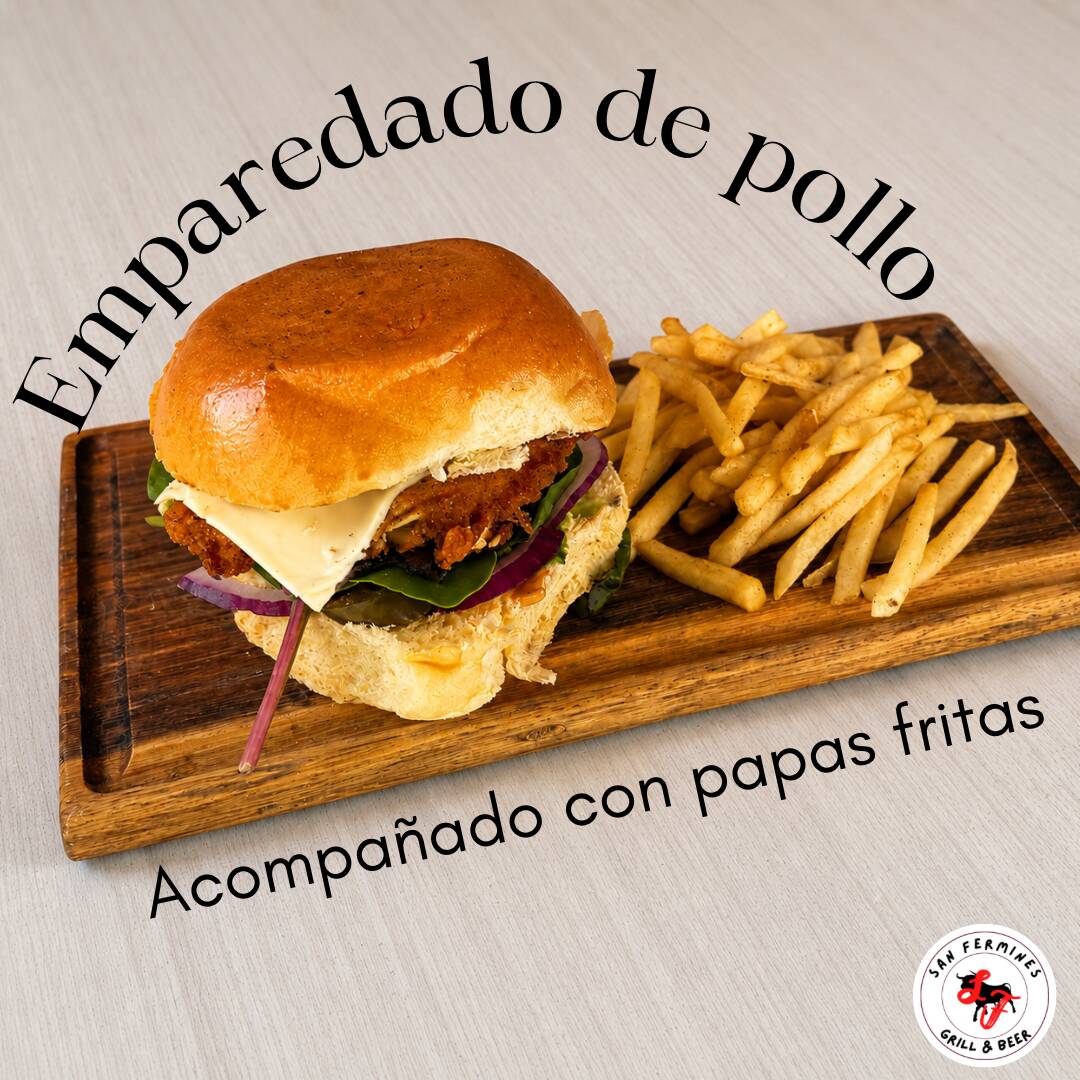 Emparedado de pollo