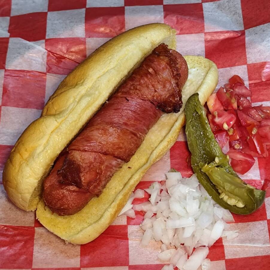 Hot Dog con Tocino
