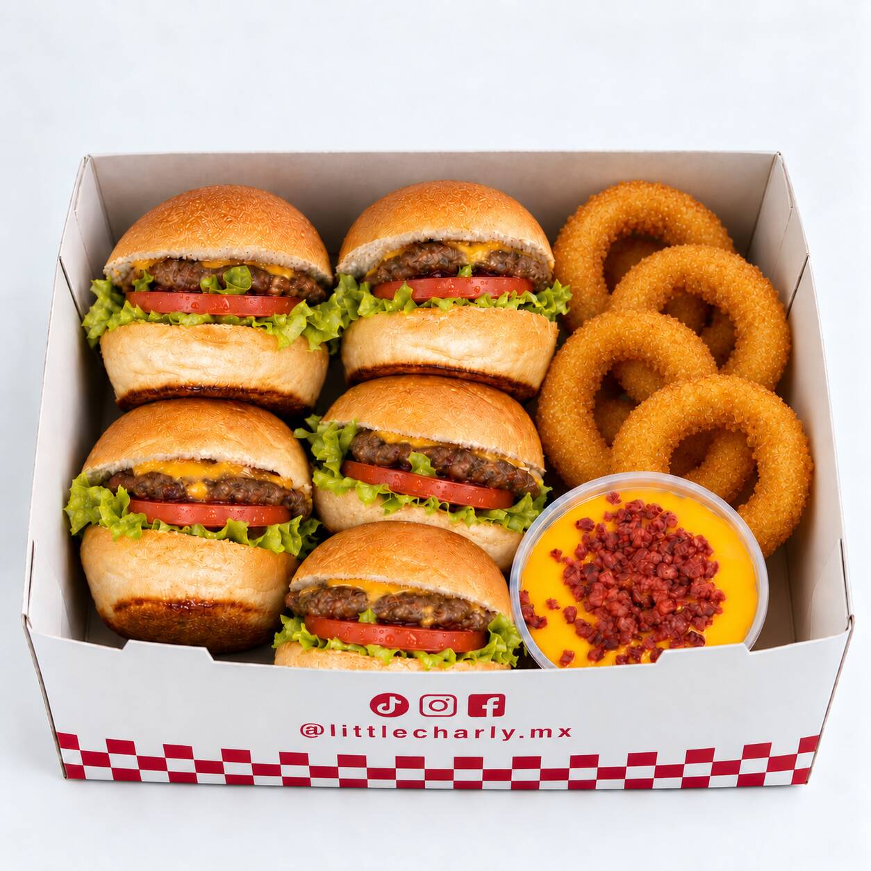 5 Mini Burgers con Aros