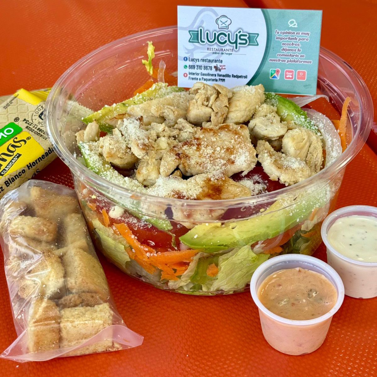 Ensalada de Pollo a La Plancha