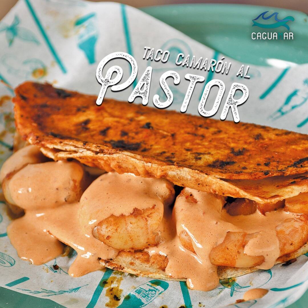 Taco de Camaron al Pastor