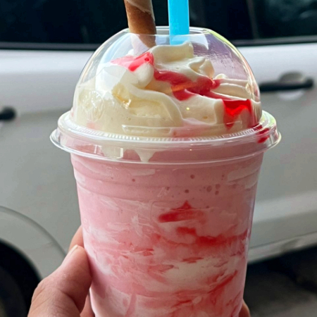Frappe Fresas Con Crema 🍓