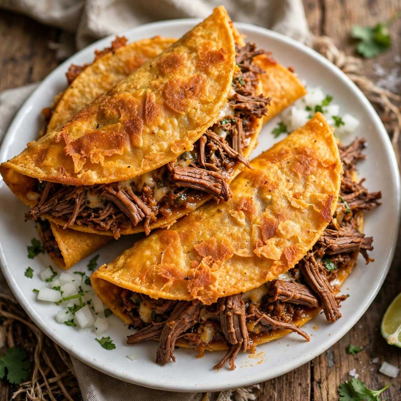 Quesabirria Tortilla de Maíz
