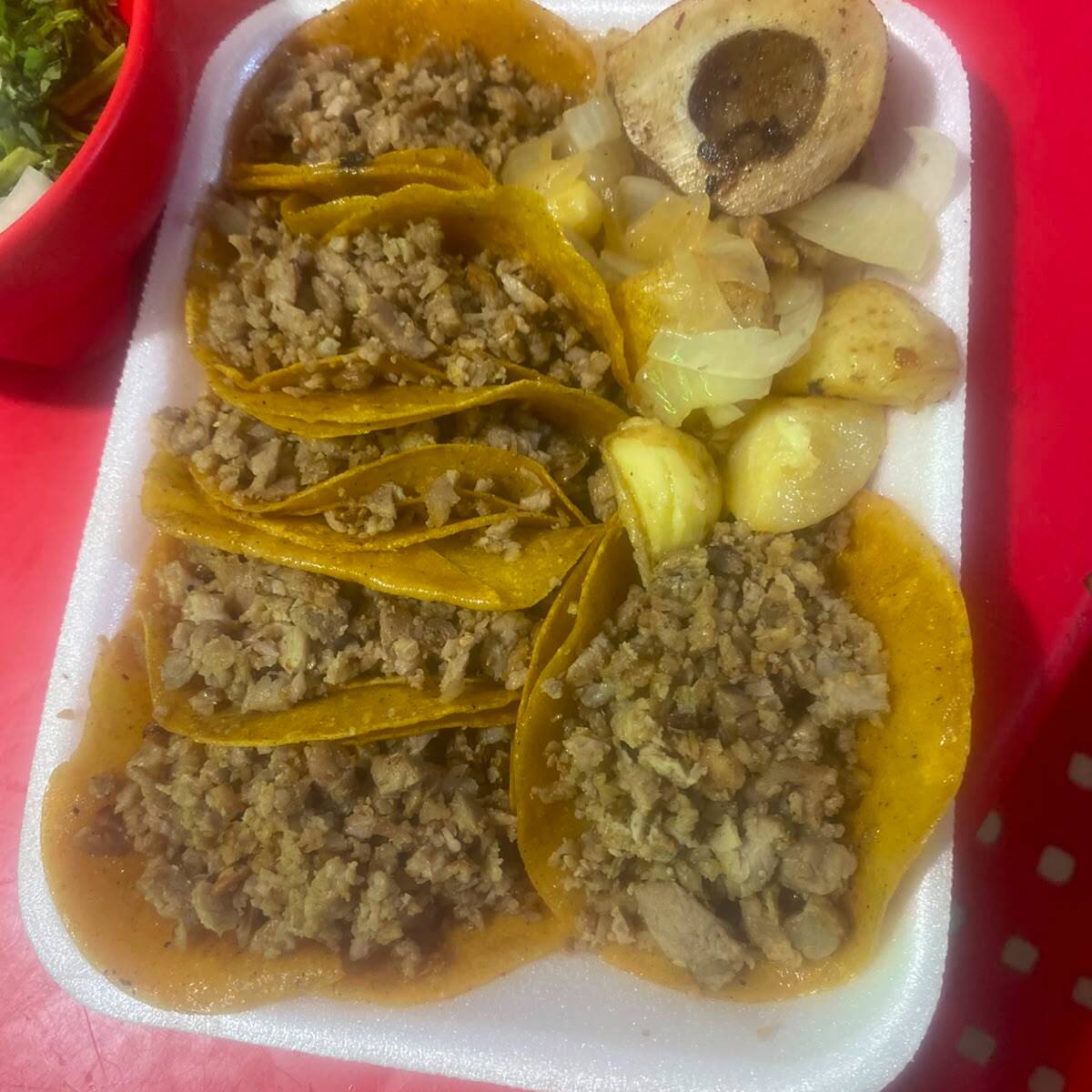 TACOS DE BISTEC C/6 + TUETANO