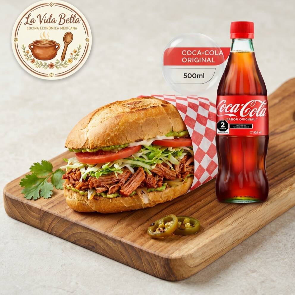 Combo Lonche de Pierna y Refresco